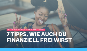 Frau freut sich, weil sie die Finanzielle Freiheit erlangt hat