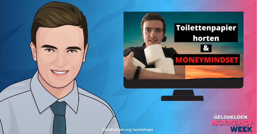 Live-Workshop von Dominik Fecht zum Moneymindset des Hortens von Toilettenpapier und dessen Zusammenhang mit Ihren Investitionen, nur 24 Stunden online verfügbar.