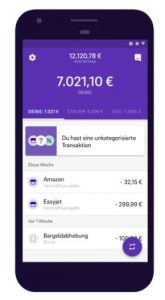 Kontist App zeigt automatisch Transaktionen an und erinnert, Belege zu speichern