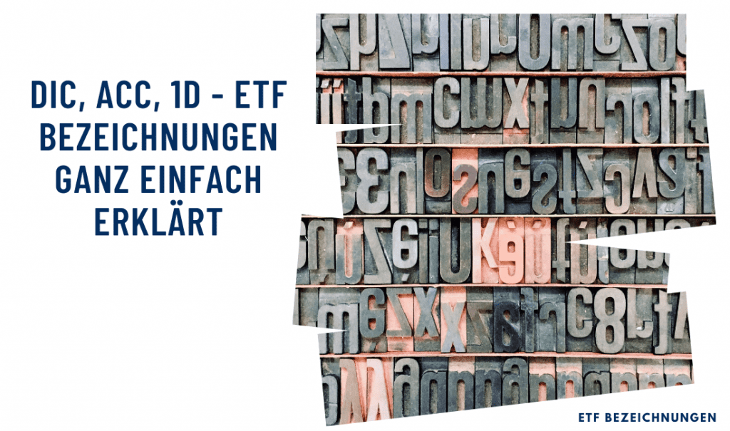Titelbild: ETF Bezeichnungen