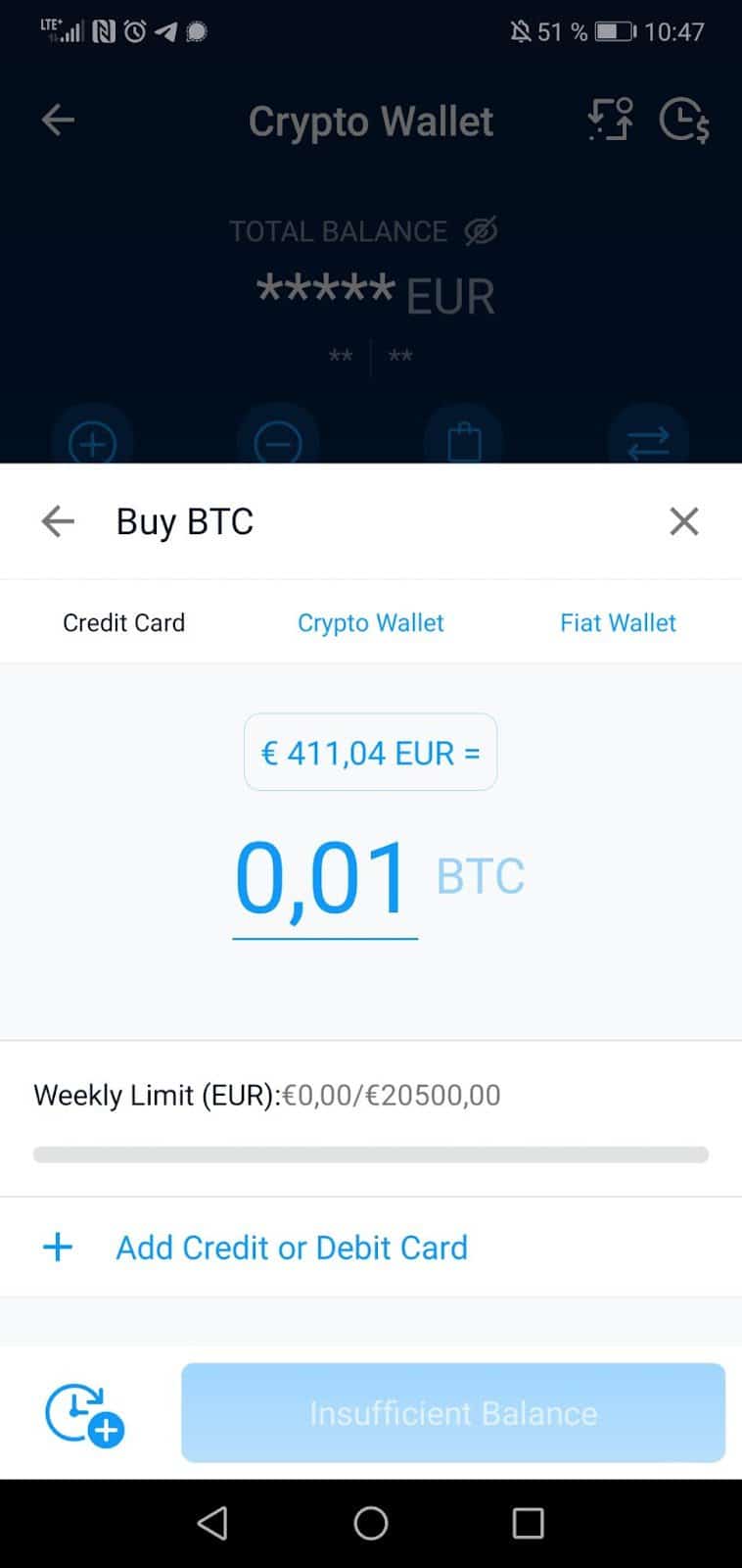 Crypto.com Anleitung: Bitcoin kaufen