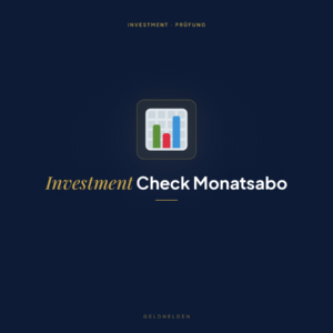 Investment-Check Monatsabo – Produktbild
